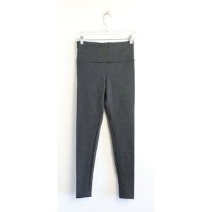 NWT Willow & Clay High Waisted grey leggings dark gym yoga workout athleisure
